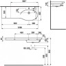 Тумба под раковину LAUFEN CASE FOR PALACE 84x38 4.0150.2.075.463.1